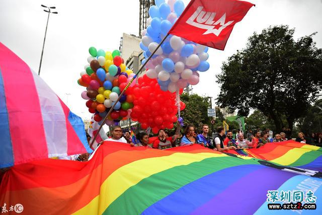因为爱所以爱！巴西圣保罗300万人参加同性恋游行狂欢