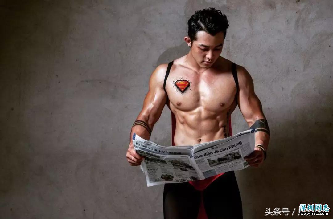 越南的健身肌肉帅哥，看着也还蛮舒服的